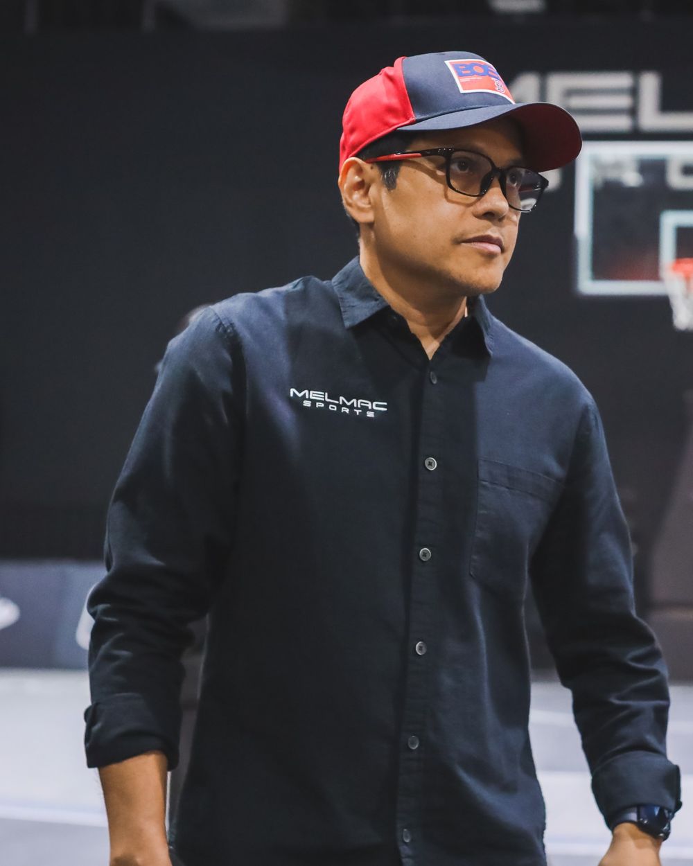 Mel Macasaquit on the court at Melmac Sports Imus