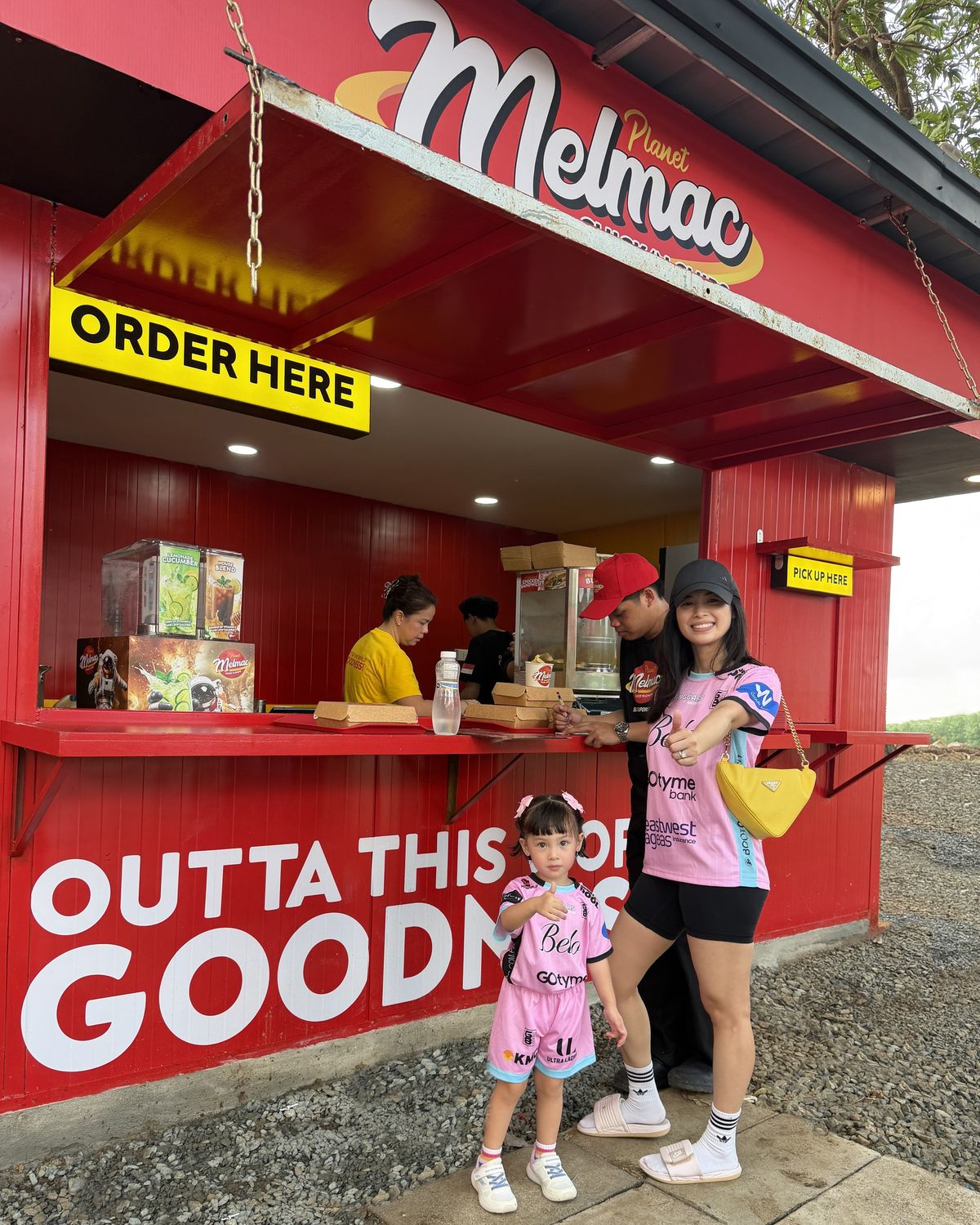 The Planet Melmac order window at Villar City beneath the Outta This World Goodness sign